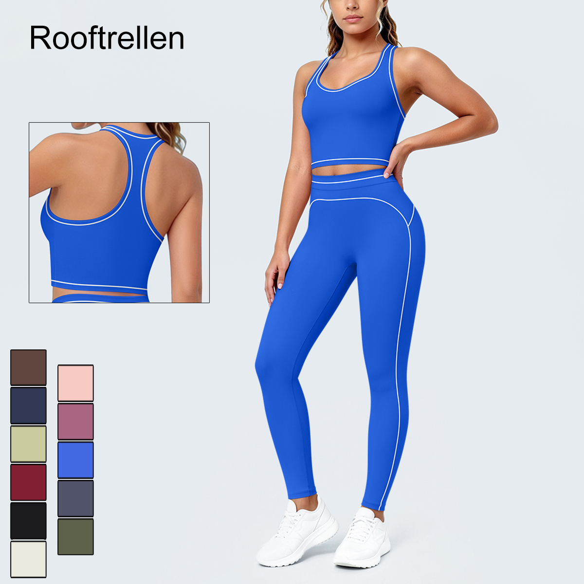 Yoga Mat For Fitness - Woman Summer Gym Sports Yoga Set