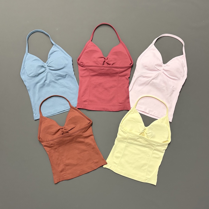 Yoga Mat For Fitness - Gym Women Sports Tank Top Seamles