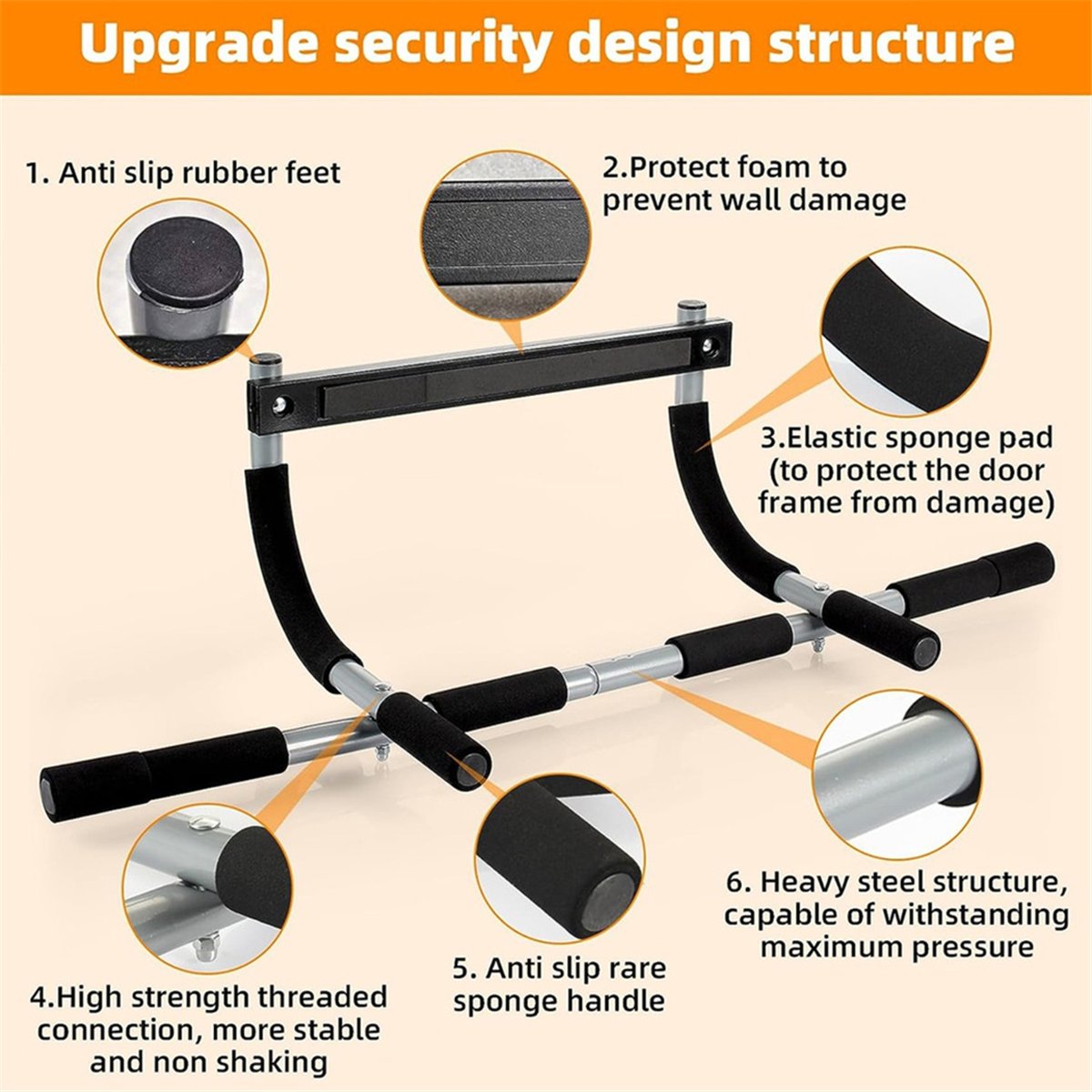 ABST Wall Mounted Pull Up Bar  - Pull Up Bar Doorframe review and price