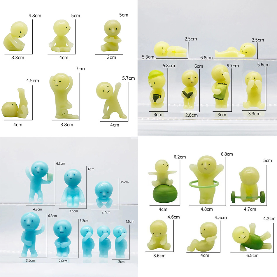 Glow In The Dark Mini Figure S - Yoga In Fitness First review and price