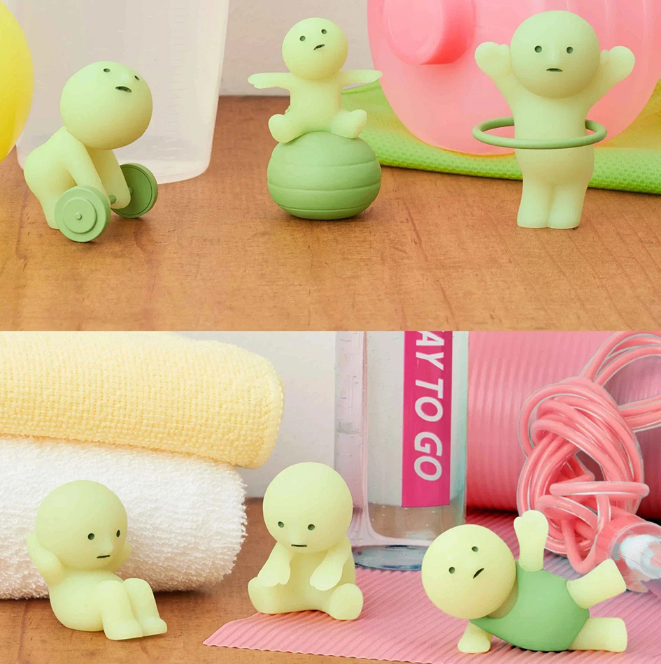 Glow In The Dark Mini Figure S - Yoga In Fitness First review and price