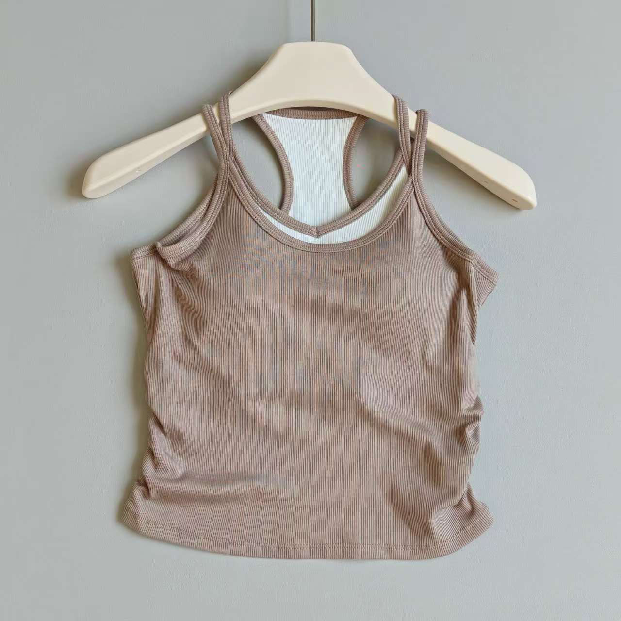 Contrast Color Yoga Vest for W - Yoga Mat For Fitness review and price